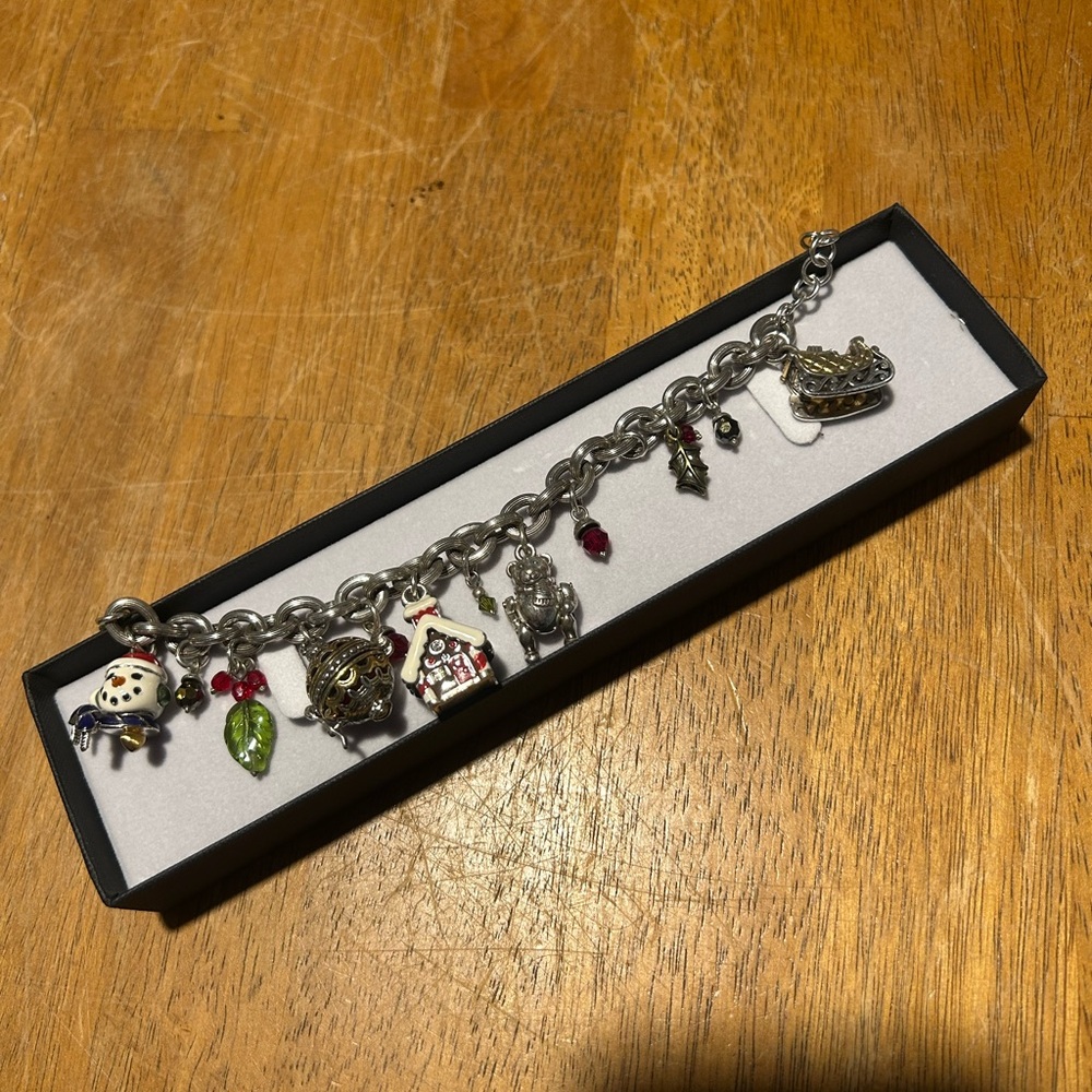 Brighton Sterling Silver Charm Bracelet